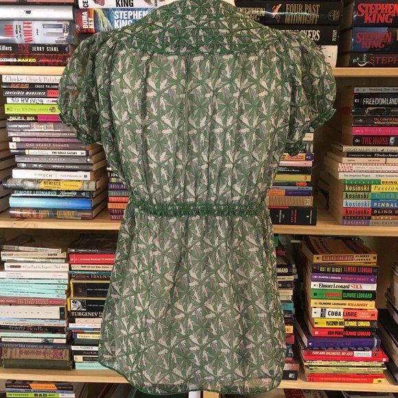 Max Studio bird pattern blouse - Picture 3 of 9